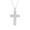 Shelter Luxury Fashion Diamond Pendant Necklace Set With Mosan Diamond Silver Ornaments